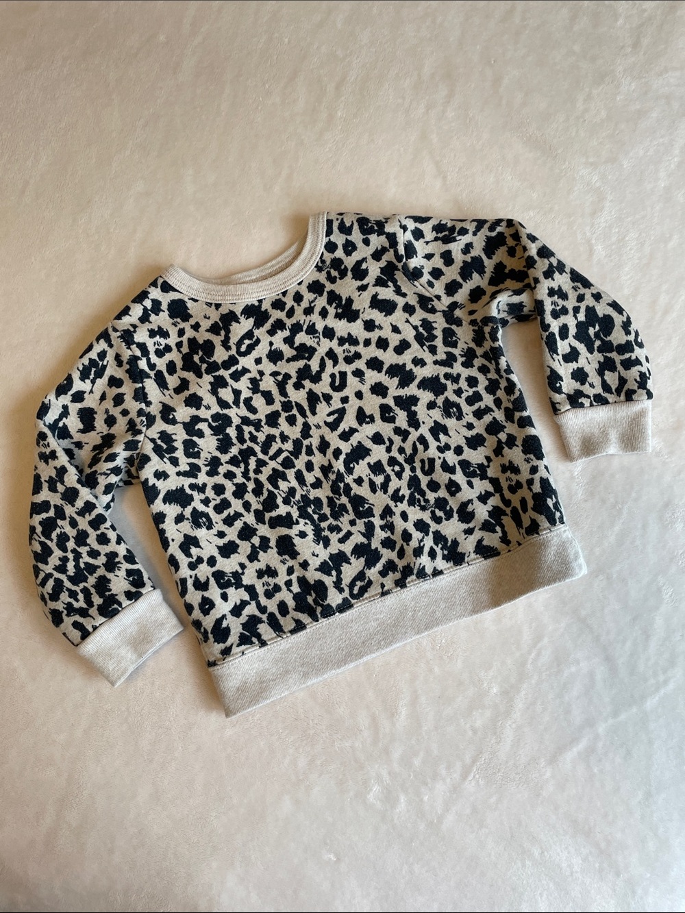 Toddler Leopard Print Pullover